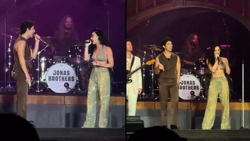 Demi Lovato se reúne com Jonas Brothers e canta hits de 'Camp Rock' em show