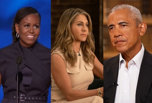 Jennifer Aniston diz ter jantado com Michelle Obama após boatos de affair com Barack Obama