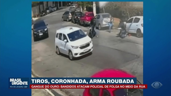 Policial sobrevive a assalto após sua arma e a de bandido falharem