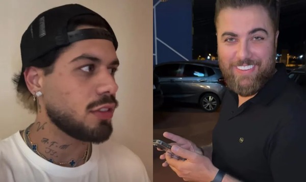 Zé Felipe revela susto com vídeos de Zé Neto e Cristiano em seu canal