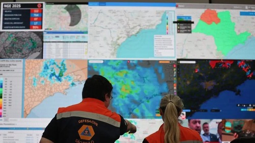 Estado de São Paulo tem alerta de chuvas para o litoral e clima seco no interior