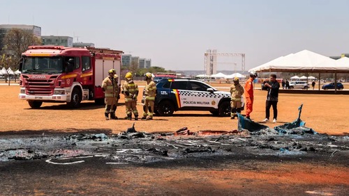 Polícia prende suspeito de incendiar banheiros químicos na Esplanada