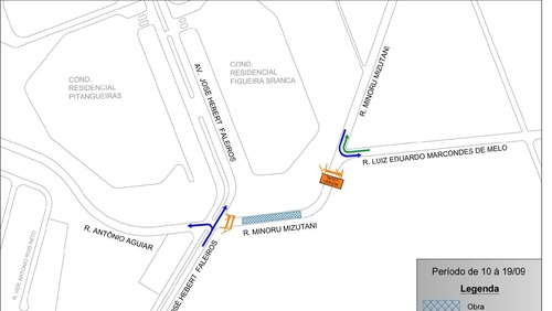 Bairro Recreio das Acácias terá interdições a partir desta quarta-feira