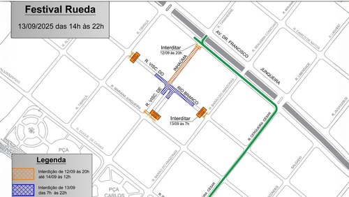Ruas do Centro de Ribeirão Preto serão interditadas para festival cultural no fim de semana