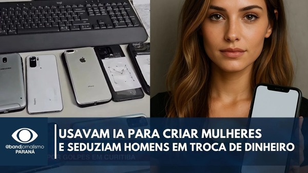 Homens usavam IA para criar imagens de mulheres e aplicar golpes em Curitiba