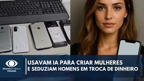 Homens usavam IA para criar imagens de mulheres e aplicar golpes em Curitiba