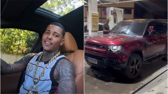 Carro do cantor MC Poze do Rodo, roubado na tarde desta quinta-feira (18), é recuperado