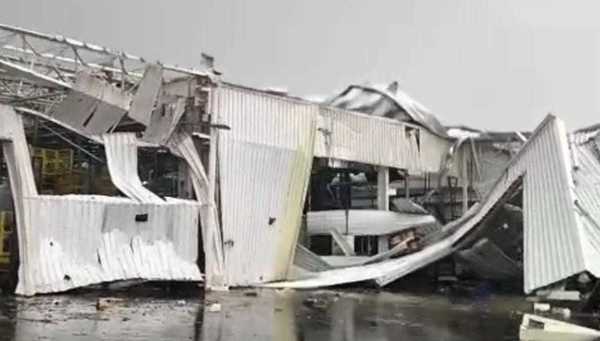 Fábrica da Toyota é destruída após tempestade no interior de SP