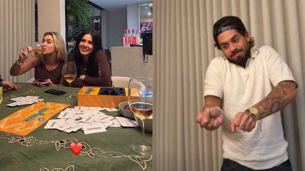 Ana Castela e Zé Felipe se divertem em noite de jogos e aumentam rumores de romance