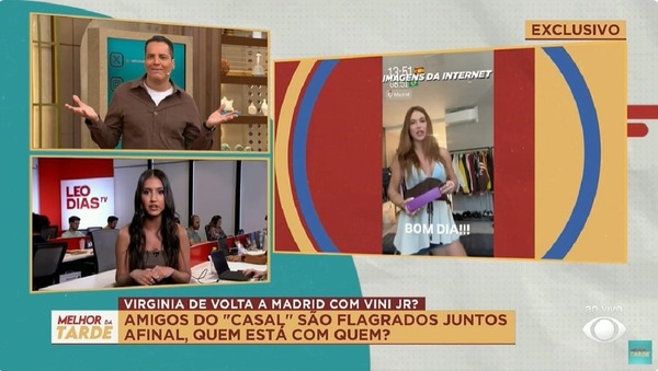 Equipe de Vini Jr está preocupada com aproximação de Virginia, diz Leo Dias