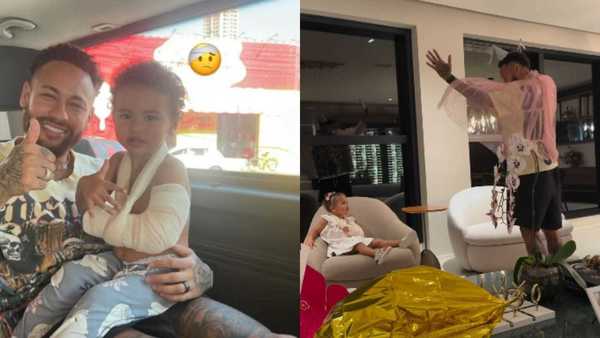 Mavie, filha de Neymar, é levada ao hospital após sofrer acidente