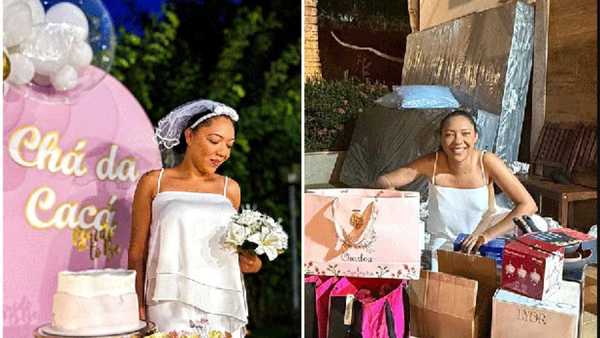 Zé Felipe presenteia babá dos filhos com vestido de noiva e itens para casamento