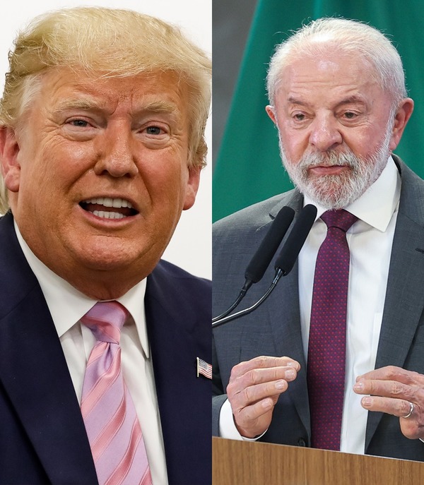 Trump diz a Lula que Brasil e EUA se darão bem juntos
