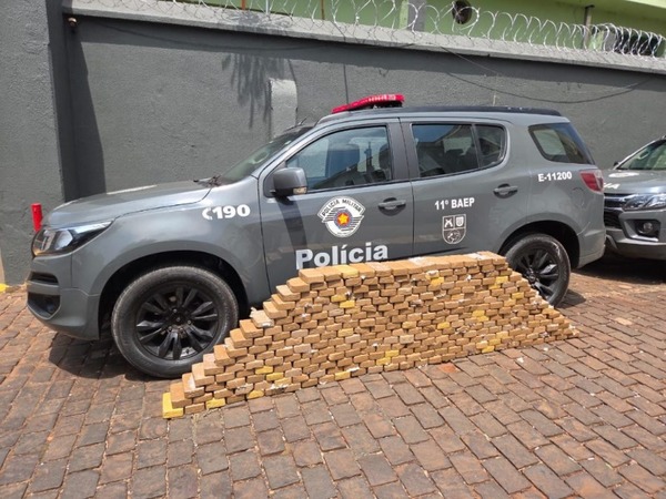 PM ntercepta carregamento de mais de 300 kg de cocaína em Ribeirão Preto