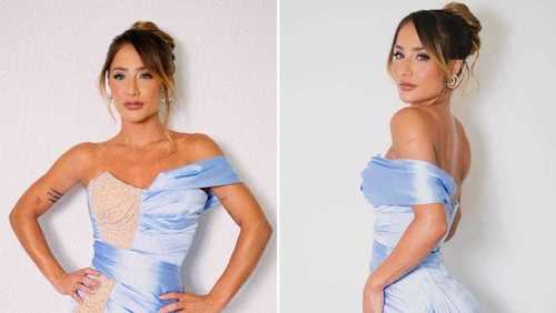 Bruna Griphao endossa críticas a seu vestido no casamento de Lexa: "Estava horrível"
