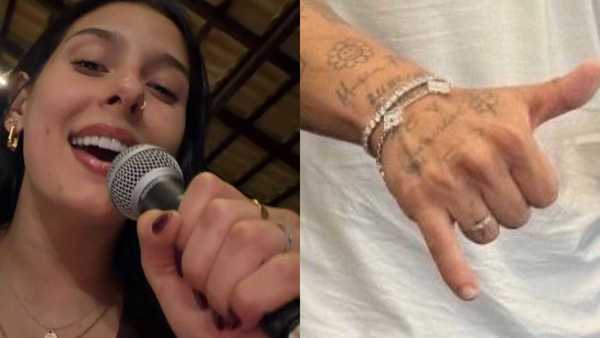 Zé Felipe e Ana Castela aparecem com anel e aumentam rumores de pedido de namoro