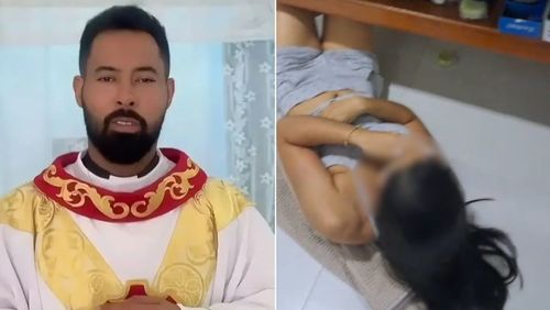 Vídeo: Padre é flagrado com noiva de fiel em casa paroquial, em Diamantino, no Mato Grosso