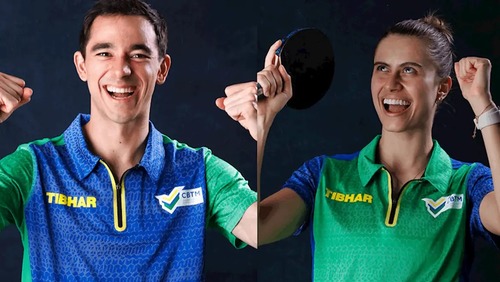 Hugo Calderano e Bruna Takahashi são campeões do Pan-Americano nos EUA