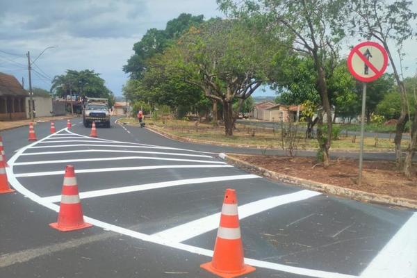 RP Mobi renova sinalizações de trânsito na Vila Virgínia, Simioni e Bonfim Paulista