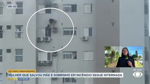 Advogada que salvou família de incêndio segue internada em estado grave