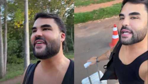 Lucas Guedez brinca ao sair da casa de Virginia e ir para Zé Felipe: 'Guarda compartilhada'