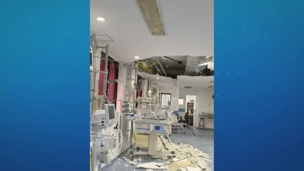 Vídeo: teto de maternidade desaba em cima de incubadoras no Recife