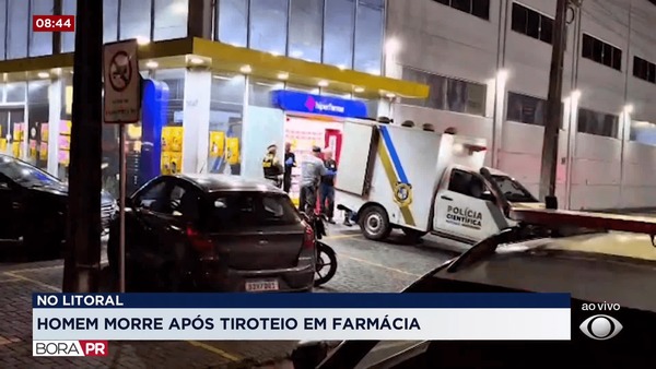 Jovem rastreia celular da namorada e morre em farmácia no litoral do Paraná