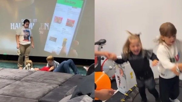 Virginia treina com filhas em academia de Vini Jr.: 'Treino on'