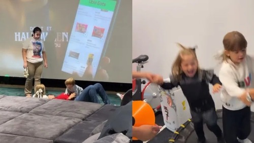 Virginia treina com filhas em academia de Vini Jr.: 'Treino on'