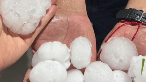 Paraná registra tempestade com pedras de granizo de 100 gramas