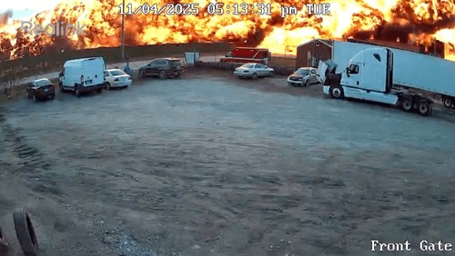 Vídeo mostra momento em que avião de carga cai e explode nos EUA