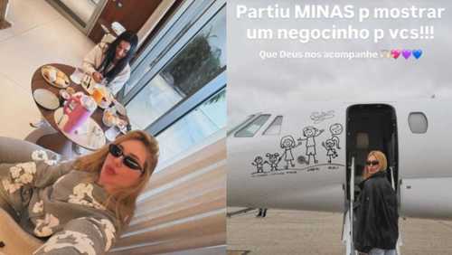 Virginia Fonseca volta para o Brasil após 14 dias em Madri: 'Dia promete'