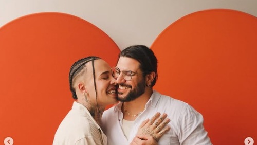 Gloria Groove se casa com Pedro Lopes após 11 anos de relacionamento