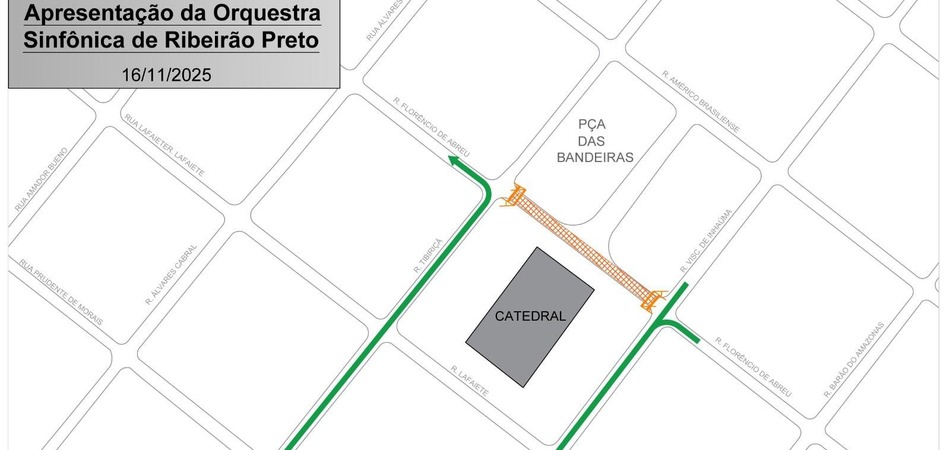 Domingo terá três interdições no trânsito para realização de eventos em Ribeirão Preto