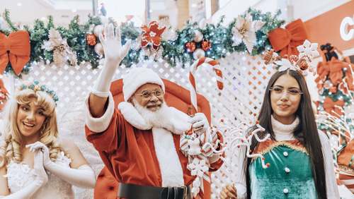 Programação de feriado no ShoppingSantaÚrsula inclui visitação ao Papai Noel, música ao vivo, cinema e gastronomia