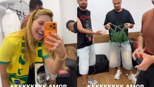 Virginia Fonseca mostra calcinha personalizada para torcer por Vini Jr.