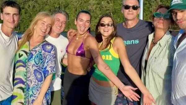 Dua Lipa e família se hospedam em casa de Angélica e Luciano Huck