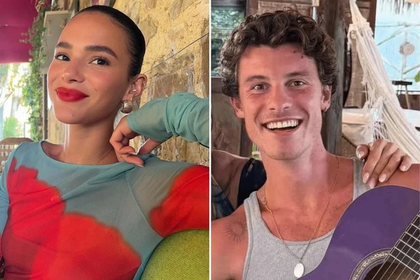 Bruna Marquezine e Shawn Mendes são flagrados em cinema; saiba o que eles assistiram