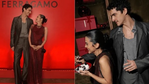 Raro! Manu Gavassi aparece com noivo e pai de sua filha em evento de moda