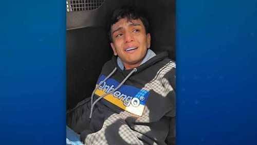 Ladrão de alianças chora ao ser preso em flagrante em São Paulo