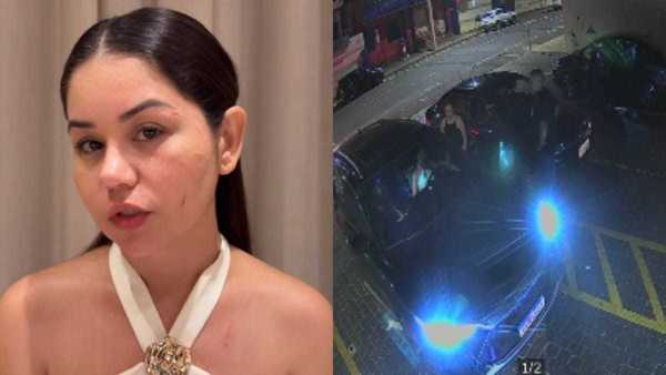 Esposa de Diego, da dupla com Victor Hugo, é agredida por ex do cantor