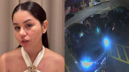 Esposa de Diego, da dupla com Victor Hugo, é agredida por ex do cantor