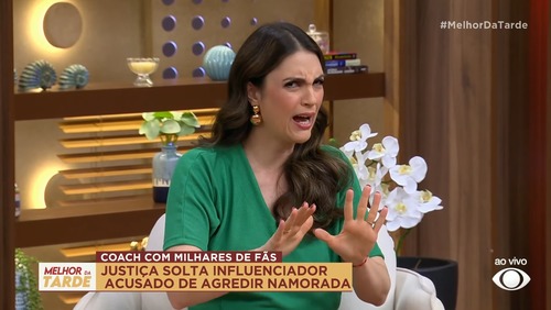 Chris Flores critica a soltura de "Calvo do Campari" após agressão à namorada: "Inacreditável"