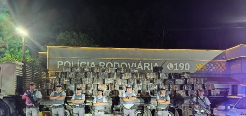 PM Rodoviária prende traficante com 2 toneladas de maconha em Presidente Prudente