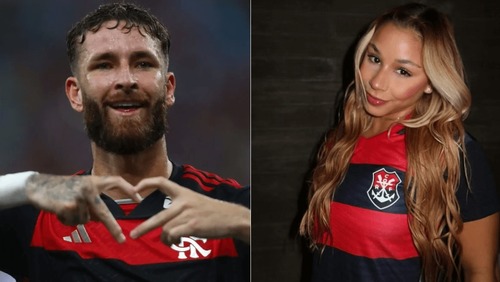 Fila andou? Leo Pereira deixa festa com ginasta Flávia Saraiva