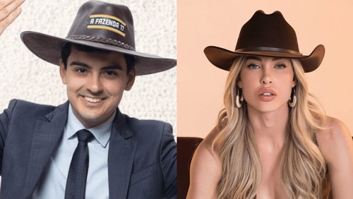 Dudu e Saory oficializam namoro após polêmica de falta de banho na Fazenda