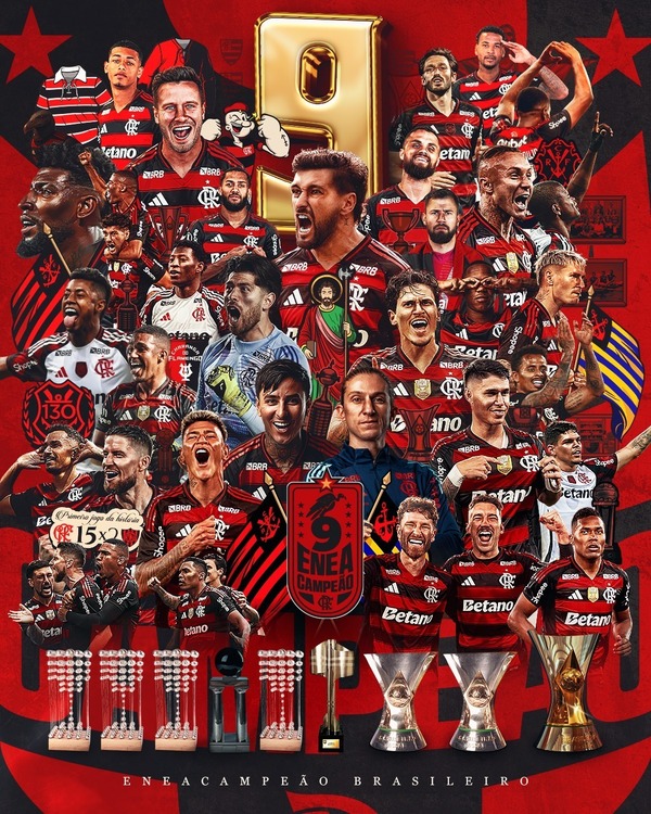 Com mais um título, Flamengo atinge quase R$ 400 milhões em premiações