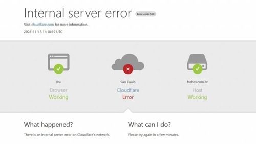 Cloudflare volta a apresentar problemas e sites ficam fora do ar