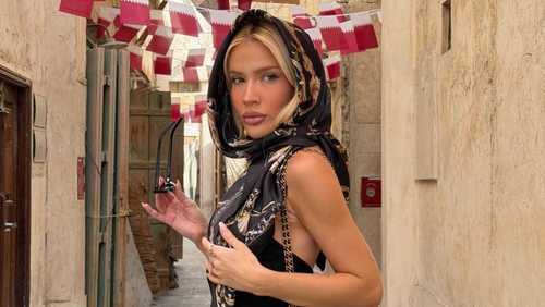 Karoline Lima vai ao Catar para acompanhar Léo Pereira em jogo do Flamengo