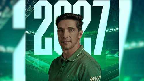 Abel Ferreira renova com o Palmeiras até o final de 2027